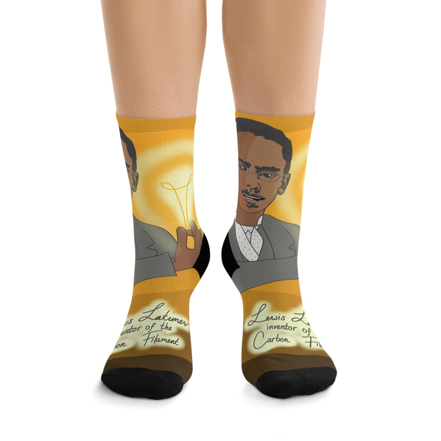 Lewis Latimer y los calcetines de filamento de carbono