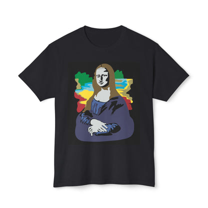 Colorful Mona Lisa Art Unisex T-shirt