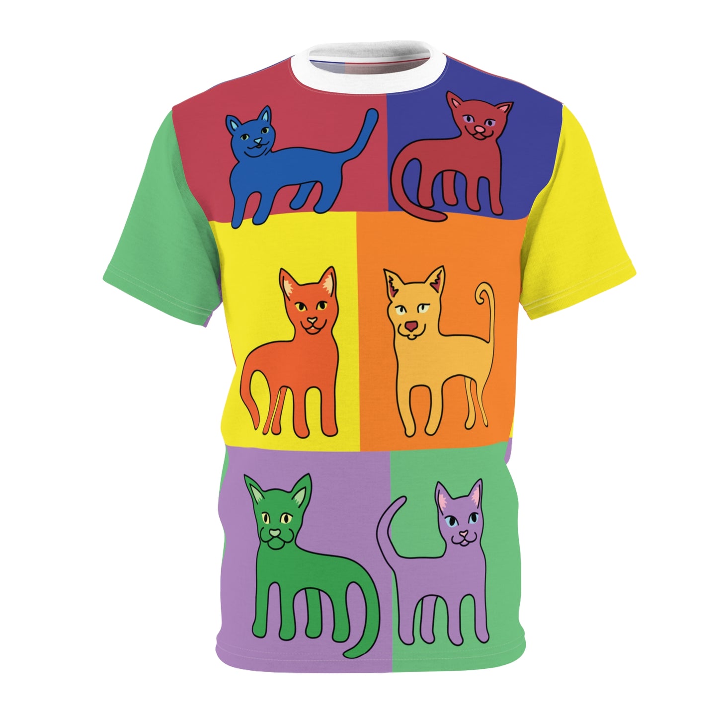 Colorful Cats Tee Men's Unisex T-Shirt