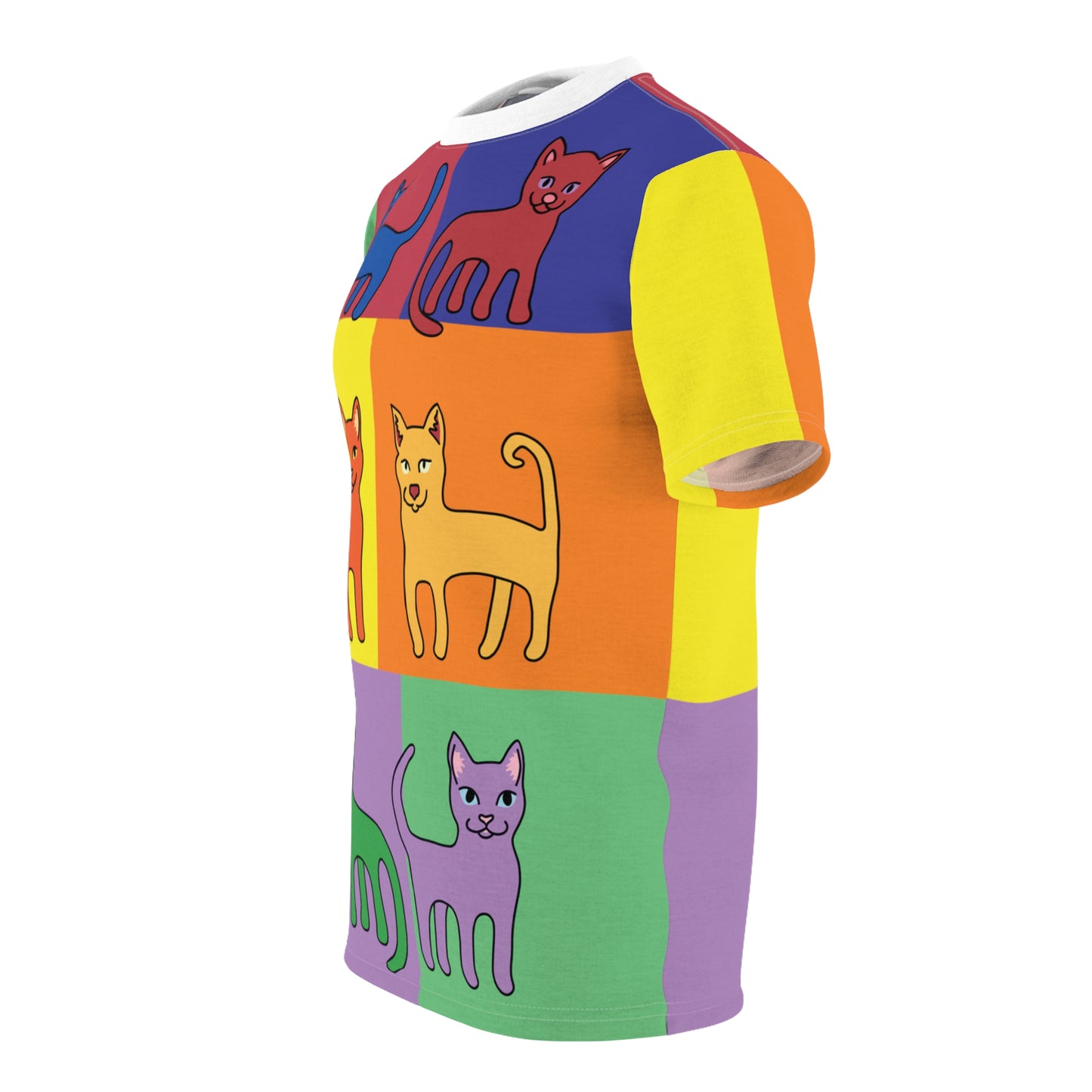 Colorful Cats Tee Men's Unisex T-Shirt