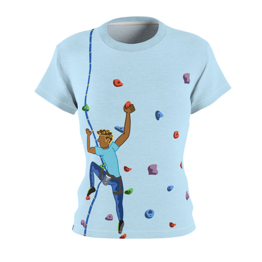 Climbers Conquer Rock Climbing Women's T-Shirt