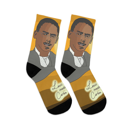 Lewis Latimer y los calcetines de filamento de carbono